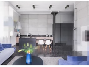 Spot CHLOE 1xGU10/50W/230V negru dreptunghiular