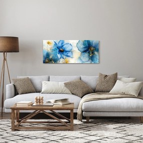 Tablou - Floral, pictură cu cerneală (120x50 cm)