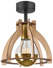 Lustră aplicată LANDO 1xE27/15W/230V stejar