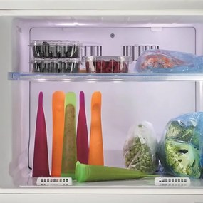 Set de 3 forme pentru inghetata pe bat Lekue 1010240, 360 ml, -60°C / +220°C, Silicon platinat, Multicolor