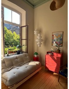 Canapea gri extensibilă 160 cm Roots - Karup Design