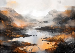 Tablou - Pictura peisajelor montane (70x50 cm)