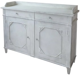 Dulap din lemn de pin si MDF, cu aspect vintage