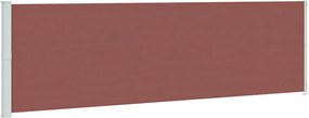 vidaXL Copertină laterală retractabilă de terasă, maro, 180x600 cm