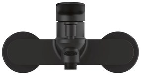 Duravit Wave baterie cada-dus perete negru WA5230000046