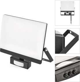 Proiector LED cu senzor de mișcare TAMBO EVO LED/50W/230V 4000K IP44 negru