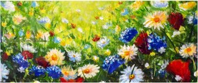 Tablou - Flori sălbatice (120x50 cm)