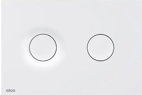 Clapeta de actionare alb mat Alca Dot Dot