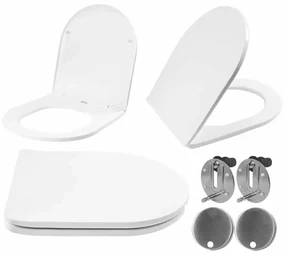 Capac wc Uf Duroplast Flat alb