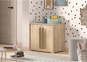 Comodă de copii în culoare naturală 68x62x43 cm Sam – Vipack