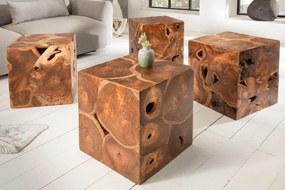 Masuta design unicat Square 40cm Teak