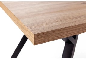 Masă de dining în culoare naturală cu blat din lemn de stejar 90x160 cm Marion – Marckeric