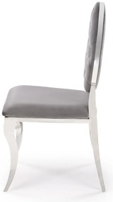 Scaun sufragerie Regino (gri + argintiu). 1123670