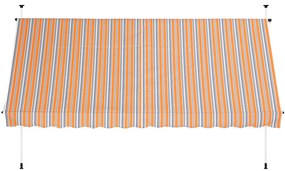 Deuba Copertina portocaliu-albastru - 400cm