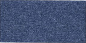 vidaXL Tăblie de Pat pentru Perete 12 pcs albastru 30 x 15 cm țesătură