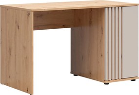 Birou tineret modern BREVAS, stejar artisan/casmir, PAL, 120x60x77 cm