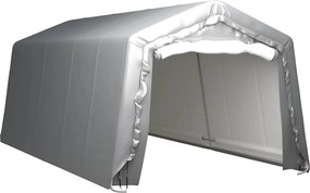 vidaXL Cort de depozitare, gri, 300x600 cm, oțel