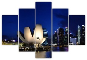 Tablou Singapore nocturn (150x105 cm)