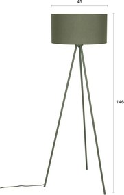 Lampadar verde (înălțime 146 cm) Susie – White Label