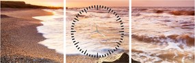 Tablou - Mare (cu ceas) (90x30 cm)