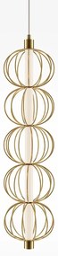 Lustra/Pendul LED design decorativ Golden Cage