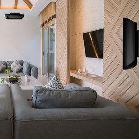 Aplică BARBOS 2xG9/8W/230V neagră