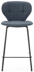 Scaune de bar gri-închis 2 buc. (înălțime șezut 67 cm) Maura – Marckeric