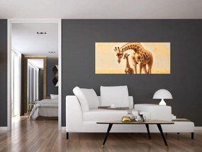 Tablou - Girafe (120x50 cm)