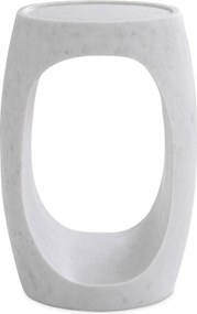 Masuta laterala design LUX Clipper high, alb 114896 HZ