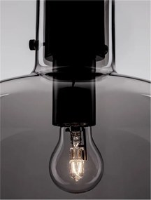 Lustra, Pendul design modern CINZIA fumuriu, 30cm