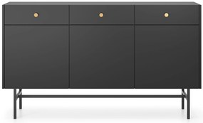Comodă Desanta 3D3SZ (negru). 1082791