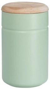 Recipient din porțelan cu capac din lemn Maxwell & Williams Tint 900 ml, verde