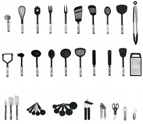 Set de 40 de ustensile de bucătărie
