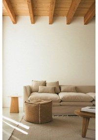 Fotoliu bean bag galben ocru Handloom – Lorena Canals