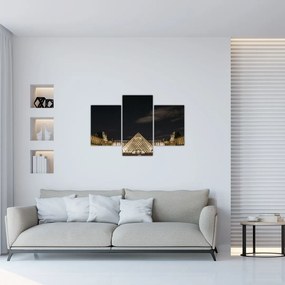 Tablou - Louvre nocturn (90x60 cm)