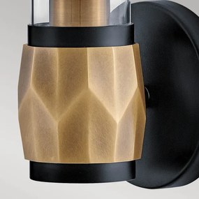 Aplică pentru baie Hinkley HK-ELLISON1-BK-HB ELLISON 1xE27/40W/230V IP44 auriu