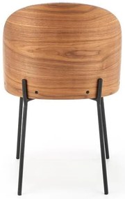 Scaun de sufragerie  Kalipo  (Gri + Nuc deschis). 1048938