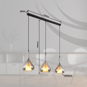 Lustra suspendata design modern GEEKY 3L