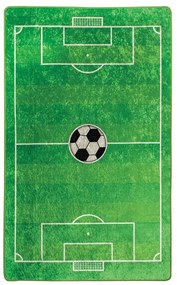Covor pentru copii Footbal Verde 100x160 cm