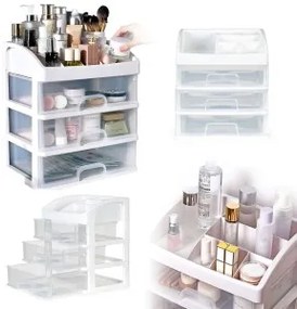 Organizator cosmetice 26,5 x 17 x 23,5 cm - alb