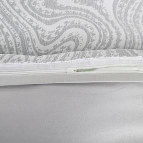 Lenjerie de pat din jacard Colorado gri, 140 x 200cm, 70 x 90 cm