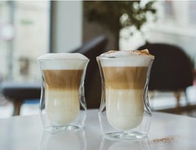 Căni 6 buc. cu perete dublu din sticlă 250 ml – Vialli Design