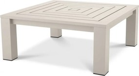 Masuta de cafea pentru interior/ exterior design LUX din aluminiu Vistamar, sand 115004 HZ