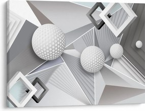 Tablou geometric abstract (70x50 cm)