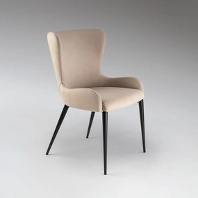 Scaun dining design elegant Telma bej