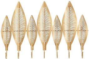 Cuier de perete auriu din metal Long Leaf – Mauro Ferretti