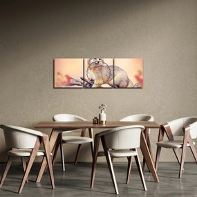 Tablou - Vulpea (cu ceas) (90x30 cm)
