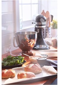 Mixer planetar Artisan Elegance KitchenAid 5KSM175PSEOB, 300 W, 4,8 l, Direct drive, 10 viteze, Onyx Black