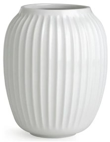 Vază din gresie Kähler Design Hammershoi, înălțime 20 cm, alb