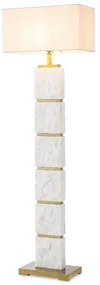 Lampadar, lampa de podea LUX cu baza din marmura Newton